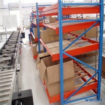 Fifo Steel Carton Gravity Flow Rack with Rollers