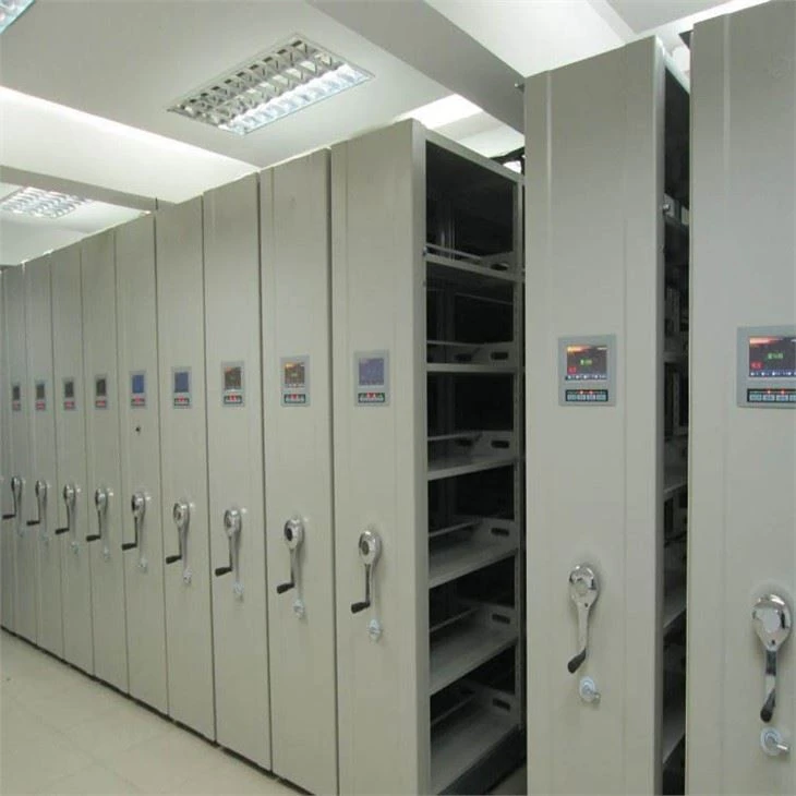 Metal Office Archive Storage movable Filing Cabinet mobile shelving (3)