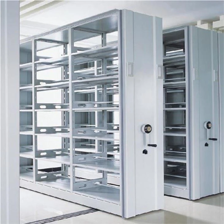 Metal Office Archive Storage movable Filing Cabinet mobile shelving (6)